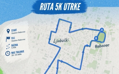 Humanitarna 5K utrka: trčimo kroz srce Ljubuškog